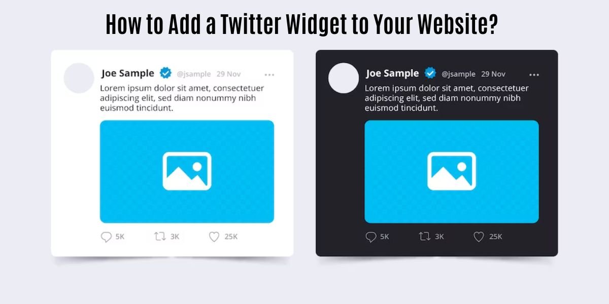 How To Add Twitter Widget
